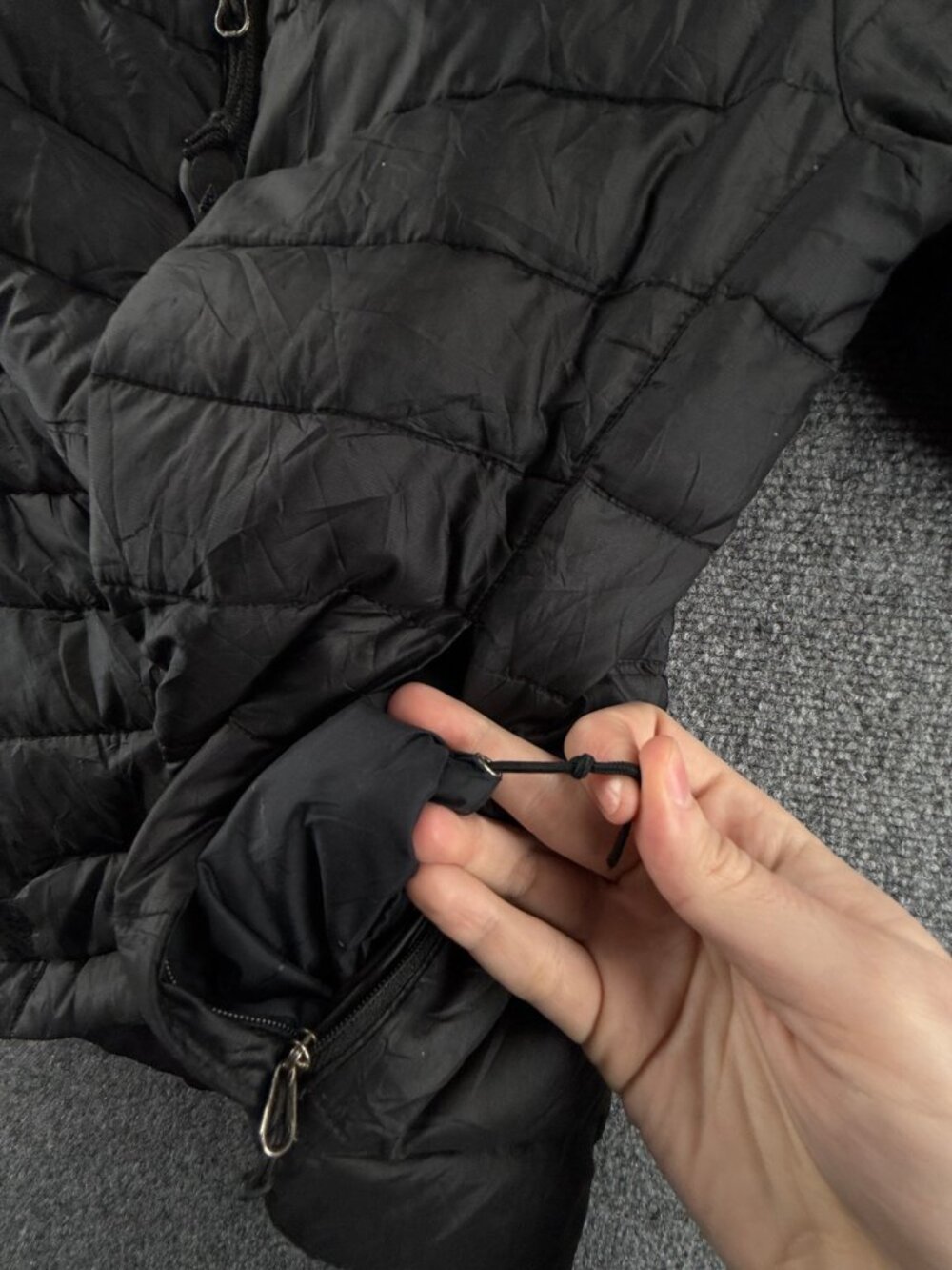 Marmot 800 Down Fill Puffer Jacket Insulated Women Black Full Zip Small Logo - Picture 11 of 16